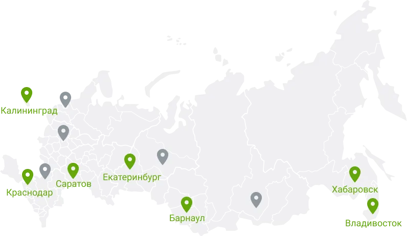Карта присутствия